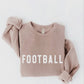 Football Graphic Sweatshirt • Tan