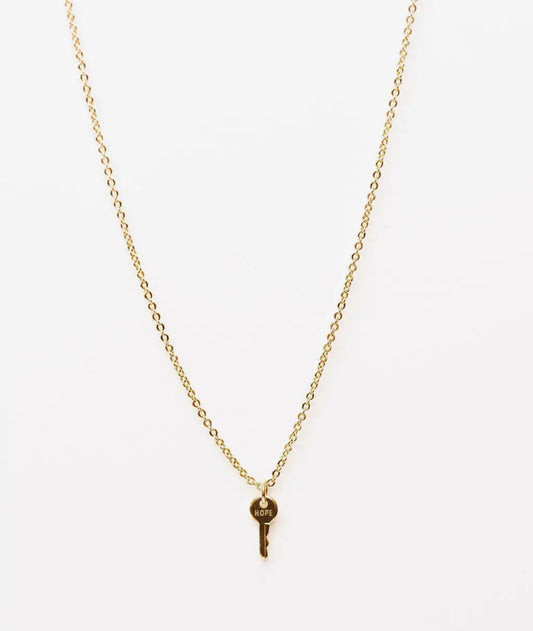 Hope Key Necklace