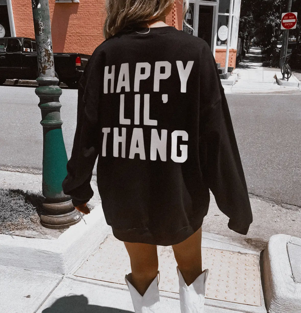 Happy Lil Thang Crewneck