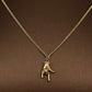 “I Love You” sign Charm 18K Gold Plated Necklace