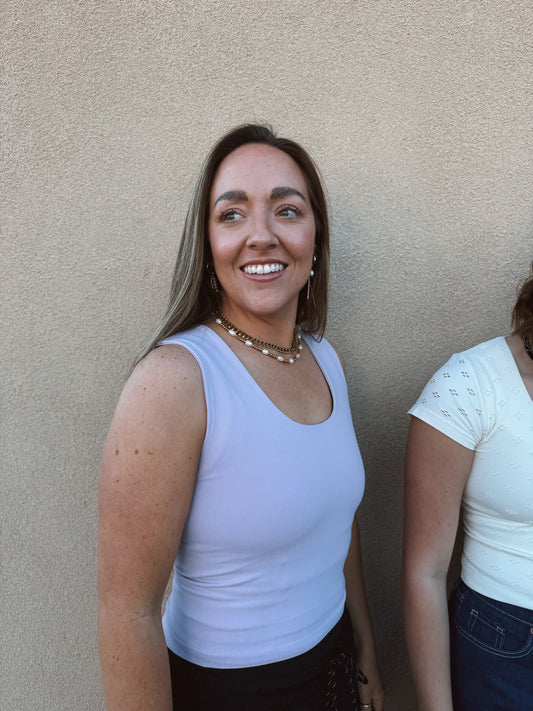 Double Layered Seamless Top || Hyacinth