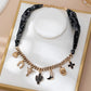 Charm Scarf Necklace- Western
