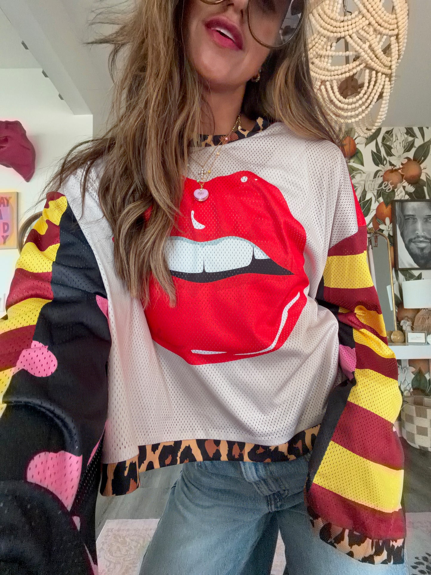 Don’t Quote Me Cropped Mesh Top