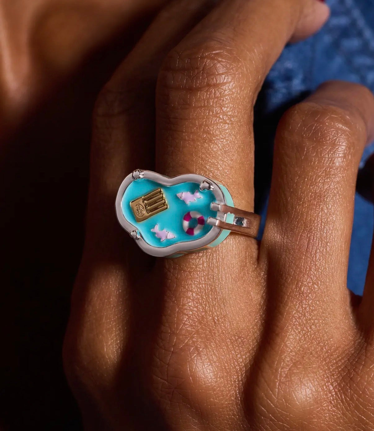 Polly Pocket Pool Party Ring Size 7