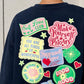 Spread Love Affirmations Sweatshirt Navy