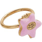 Polly Pocket Ring – Nostalgic Enamel & Resin Charms, Nickel-Free Finish Size 7