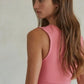 PREORDER • Double Layered Seamless Top || Light Cherry