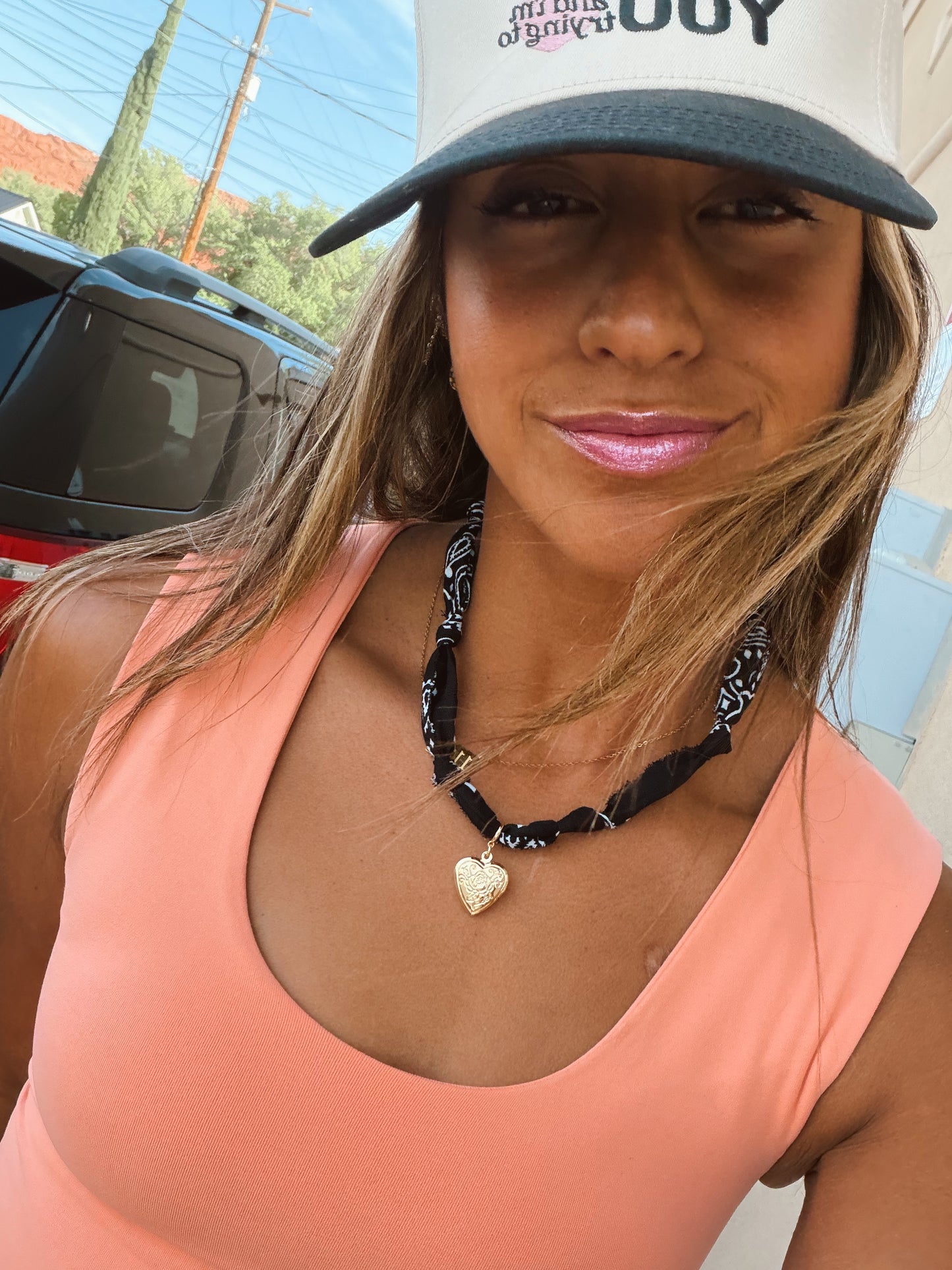 Black Bandana Necklace