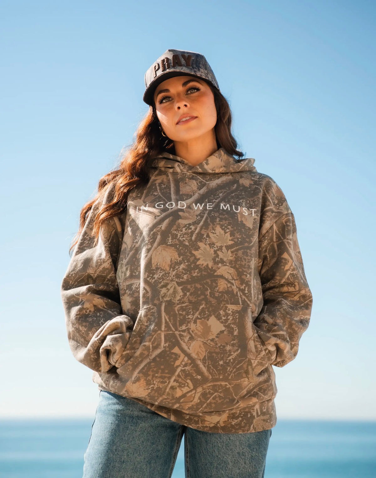 ‘Jesus Is King’ Camo Hoodie