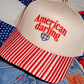American Darling Red Stripe Hat-Memorial Day- 4th of July