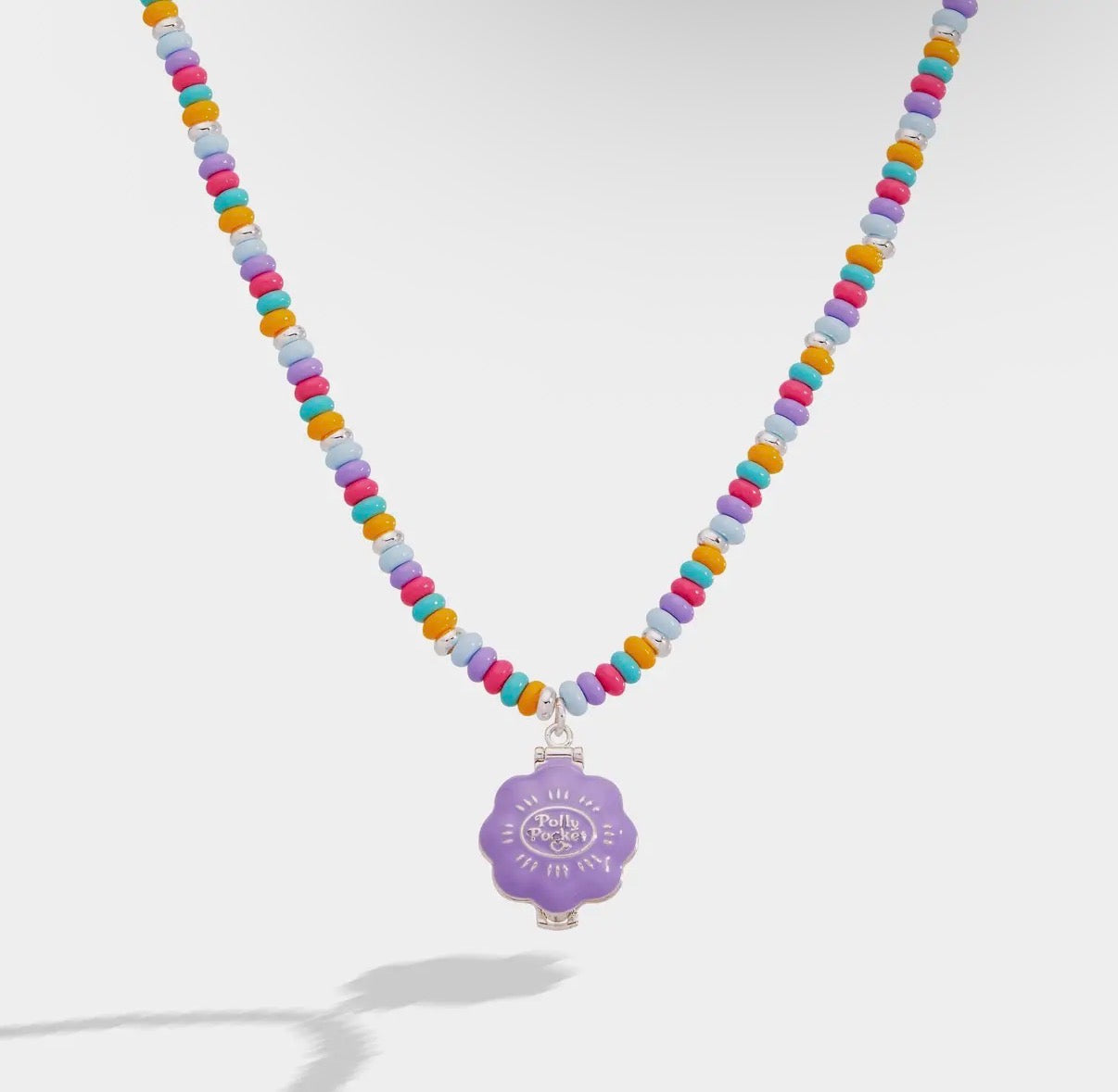 Polly Pocket Limited Edition Pool Party Beaded Locket Necklace