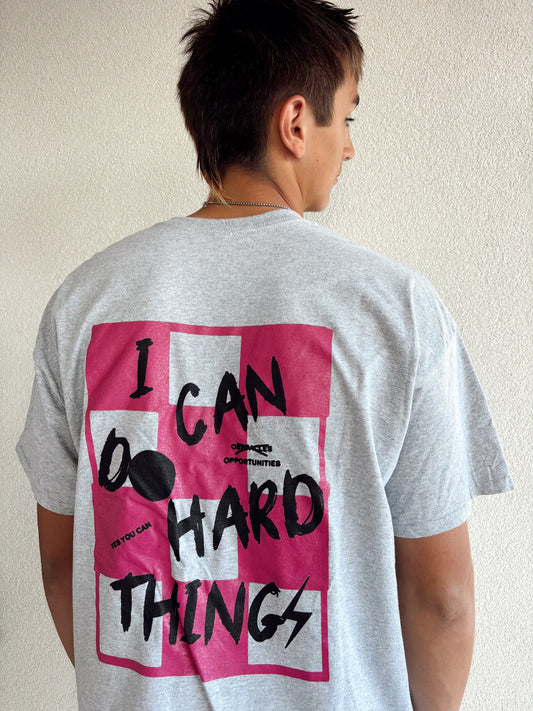 Grey "I Can Do Hard Things" Tee