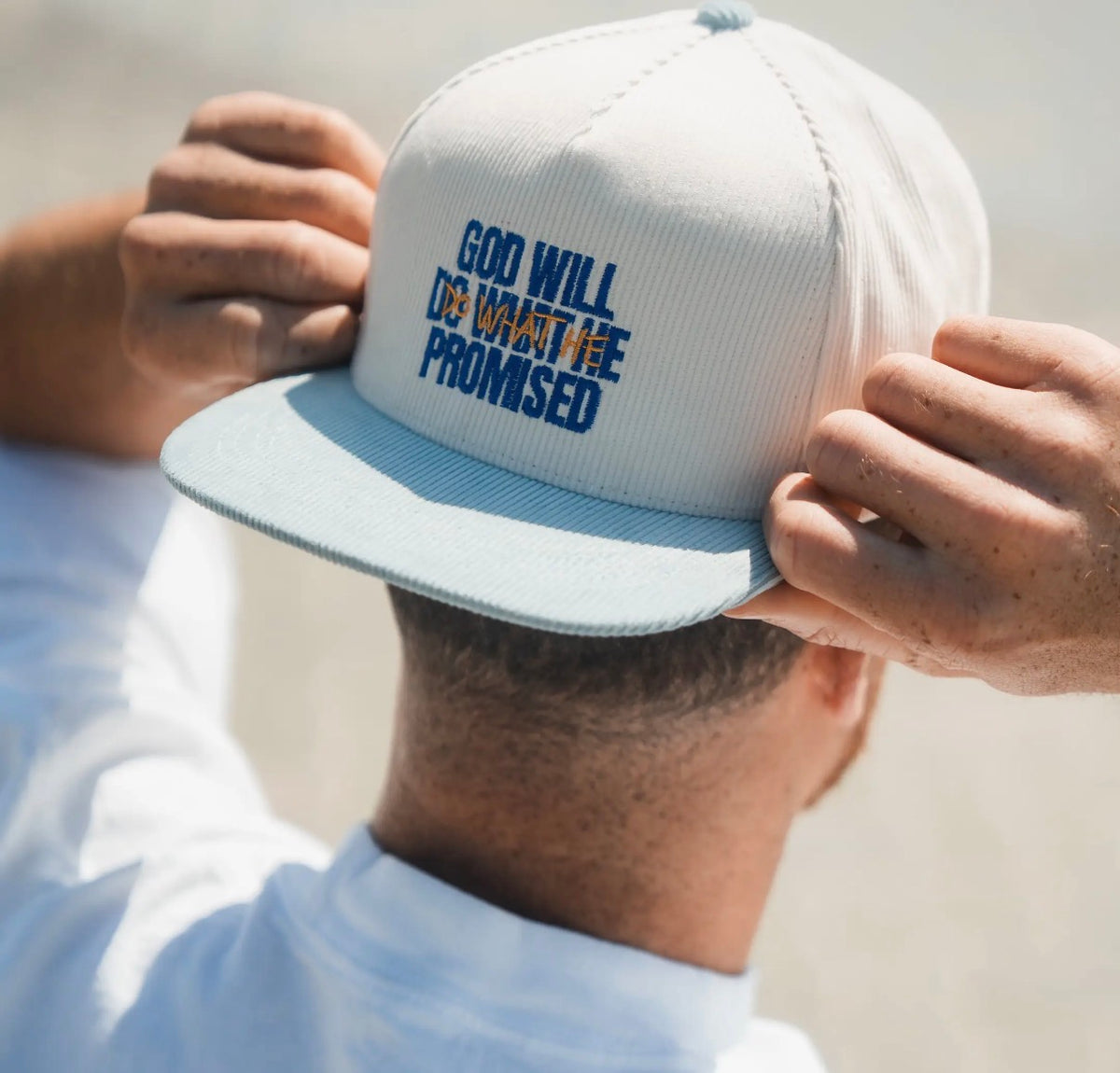 ‘His Promises’ Corduroy Hat