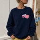 Spread Love Affirmations Sweatshirt Navy