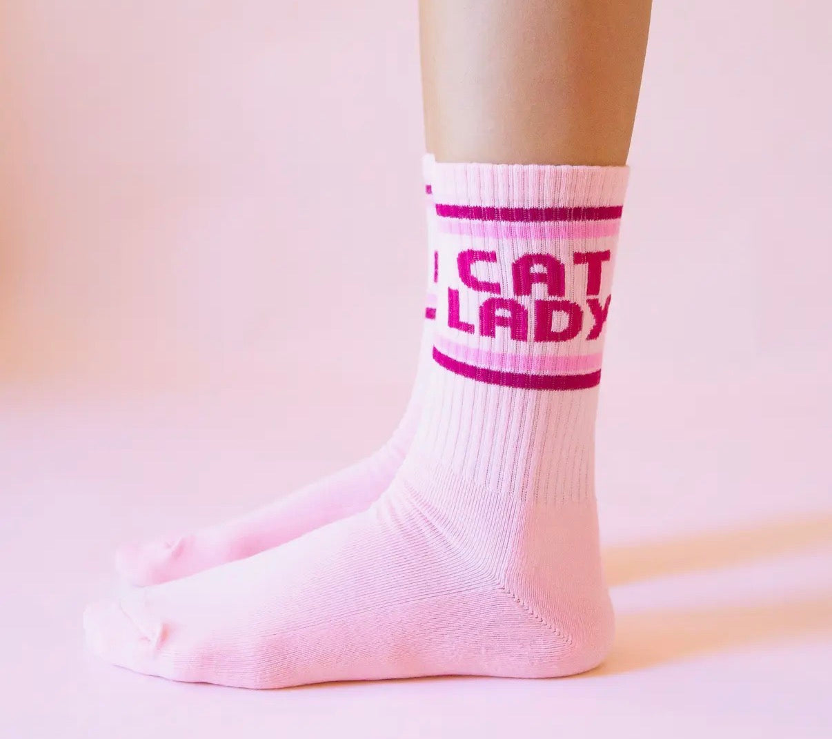 Cat Lady Ribbed Socks