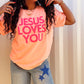 Jesus Loves You Puff Tee | Cantaloupe