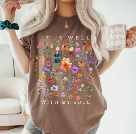 It Is Well Comfort Colors Tee