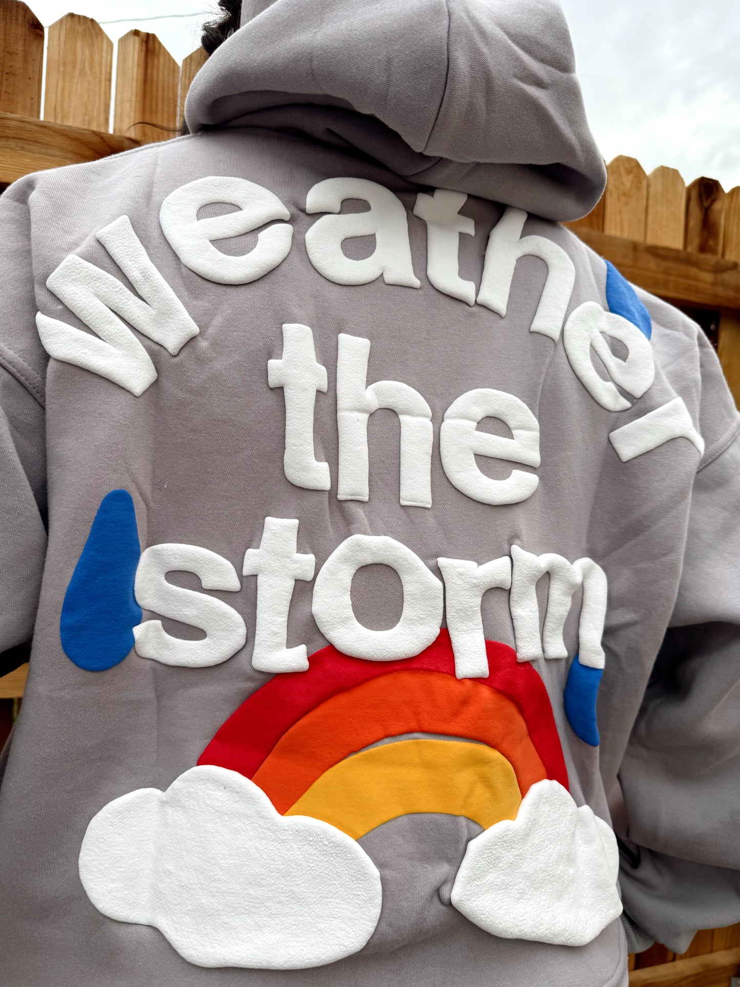 “Weather The Storm” Hoodie | Cropped Fit