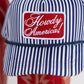 Howdy America Blue Striped Patch Hat 4th of July Hat