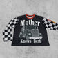 Limited Mother Knows Best Trendy Cherry Red Mesh Jersey