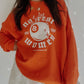 No Rest For the Women Graphic Sweatshirt - Orange