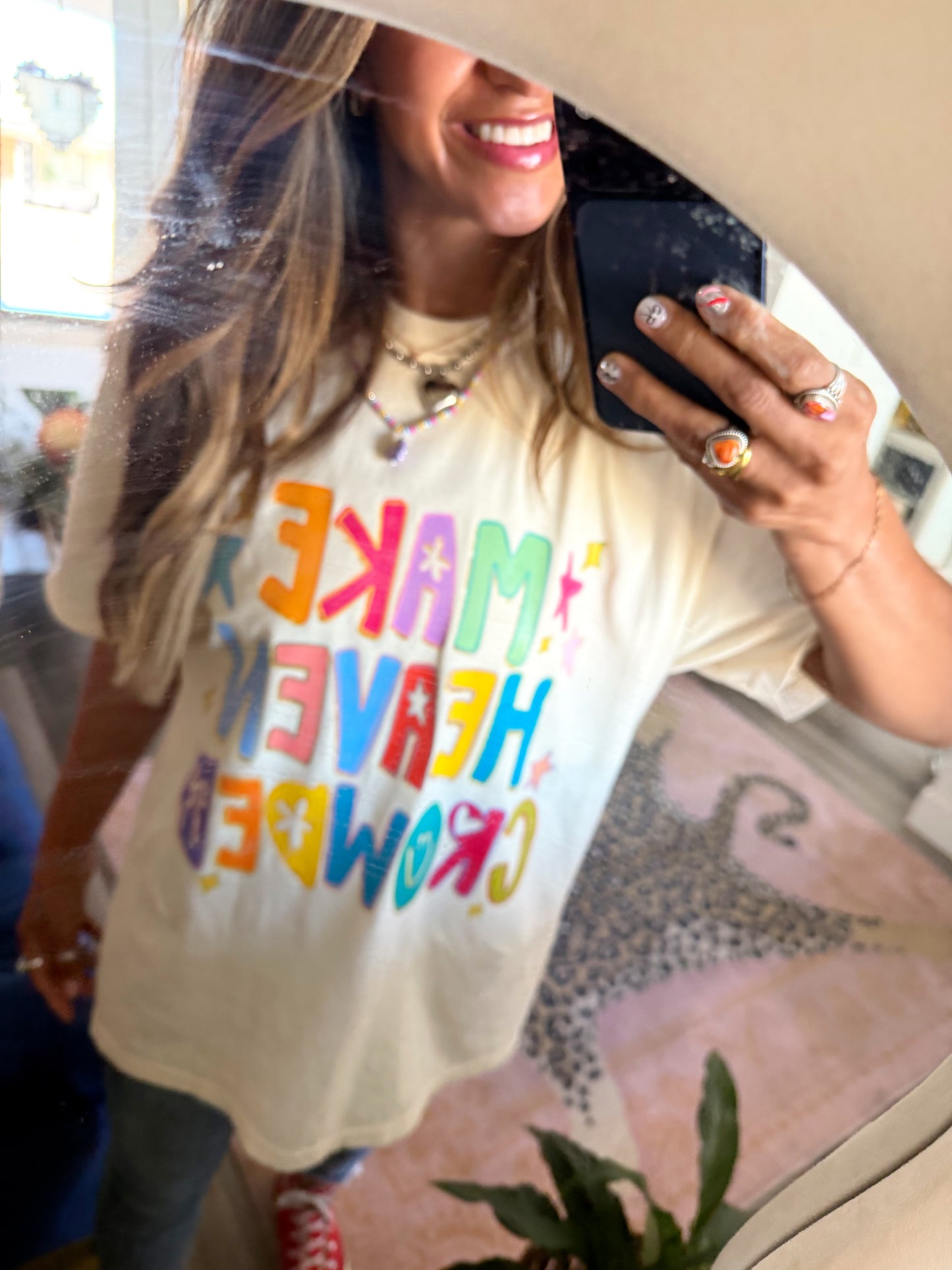 Make Heaven Crowded Comfort Colors Tee