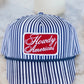 Howdy America Blue Striped Patch Hat 4th of July Hat