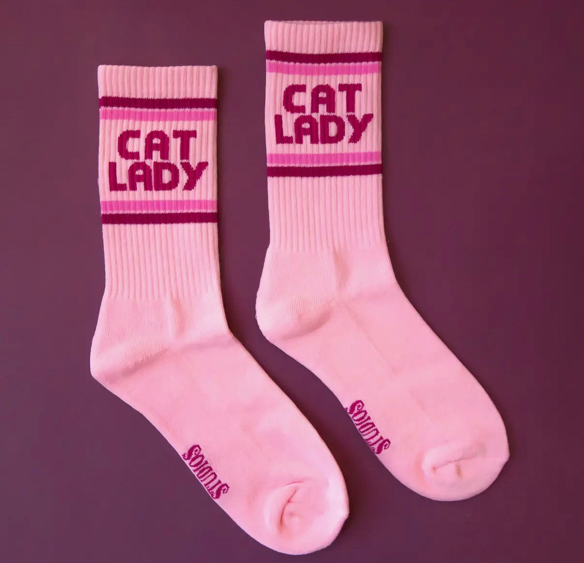 Cat Lady Ribbed Socks
