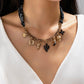 Charm Scarf Necklace- Western
