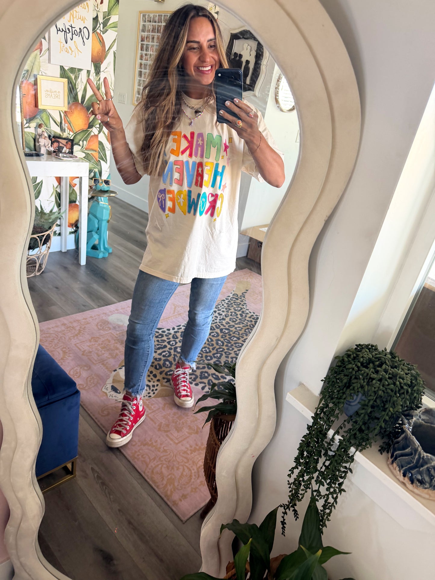 Make Heaven Crowded Comfort Colors Tee