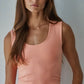 PREORDER • Double Layered Seamless Top || Peachy Pink