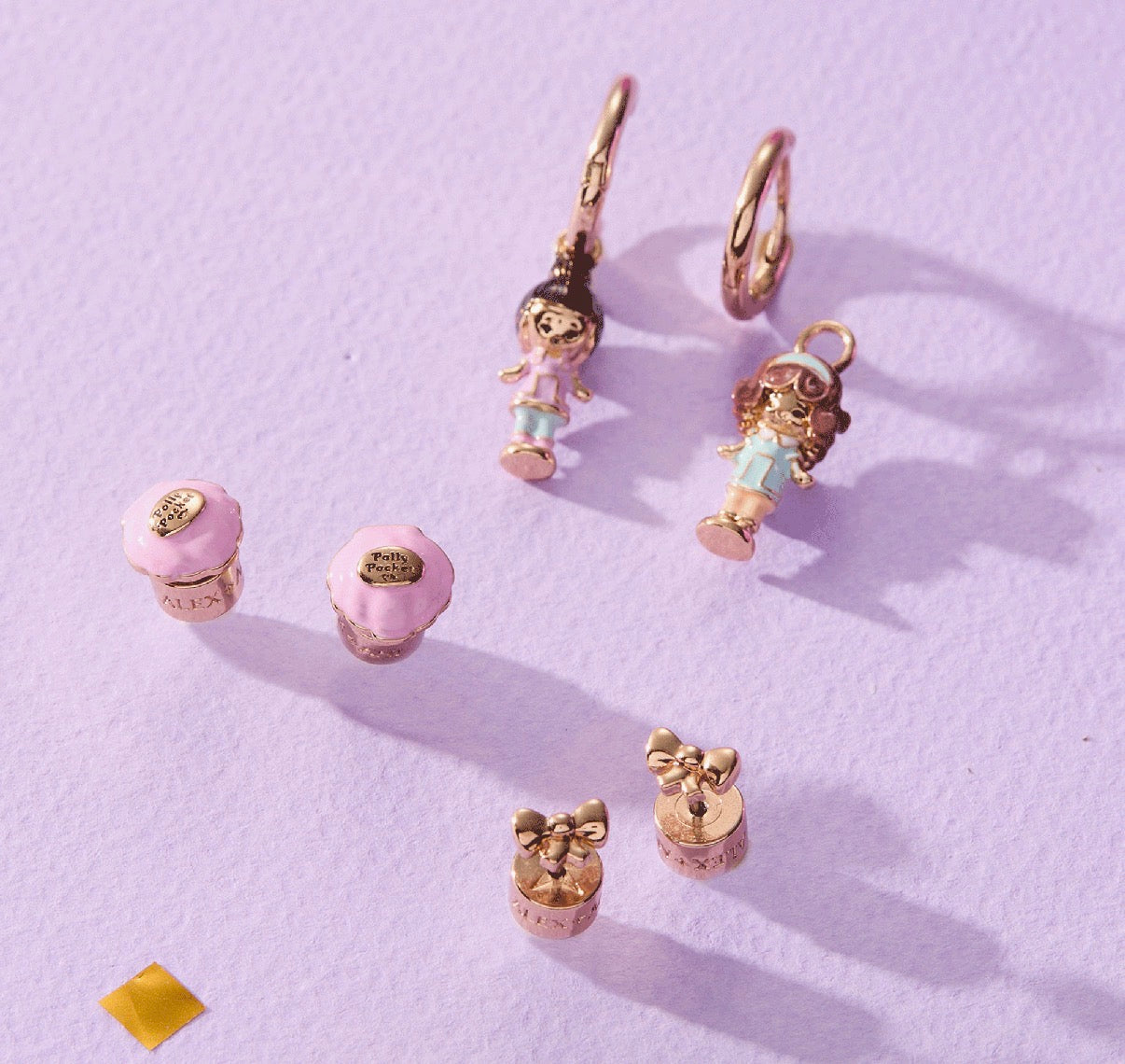 Polly Pocket Earring Set of 3