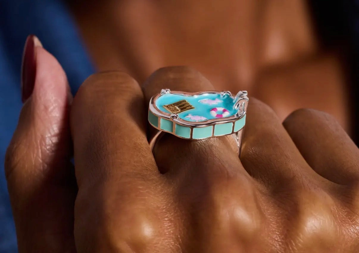 Polly Pocket Pool Party Ring Size 7