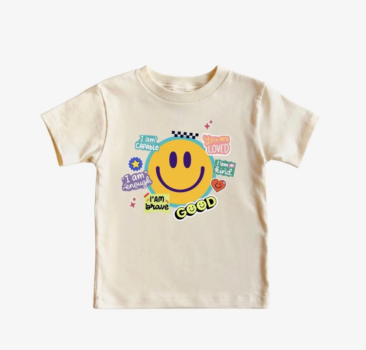 Sticker Affirmation Kids Tee