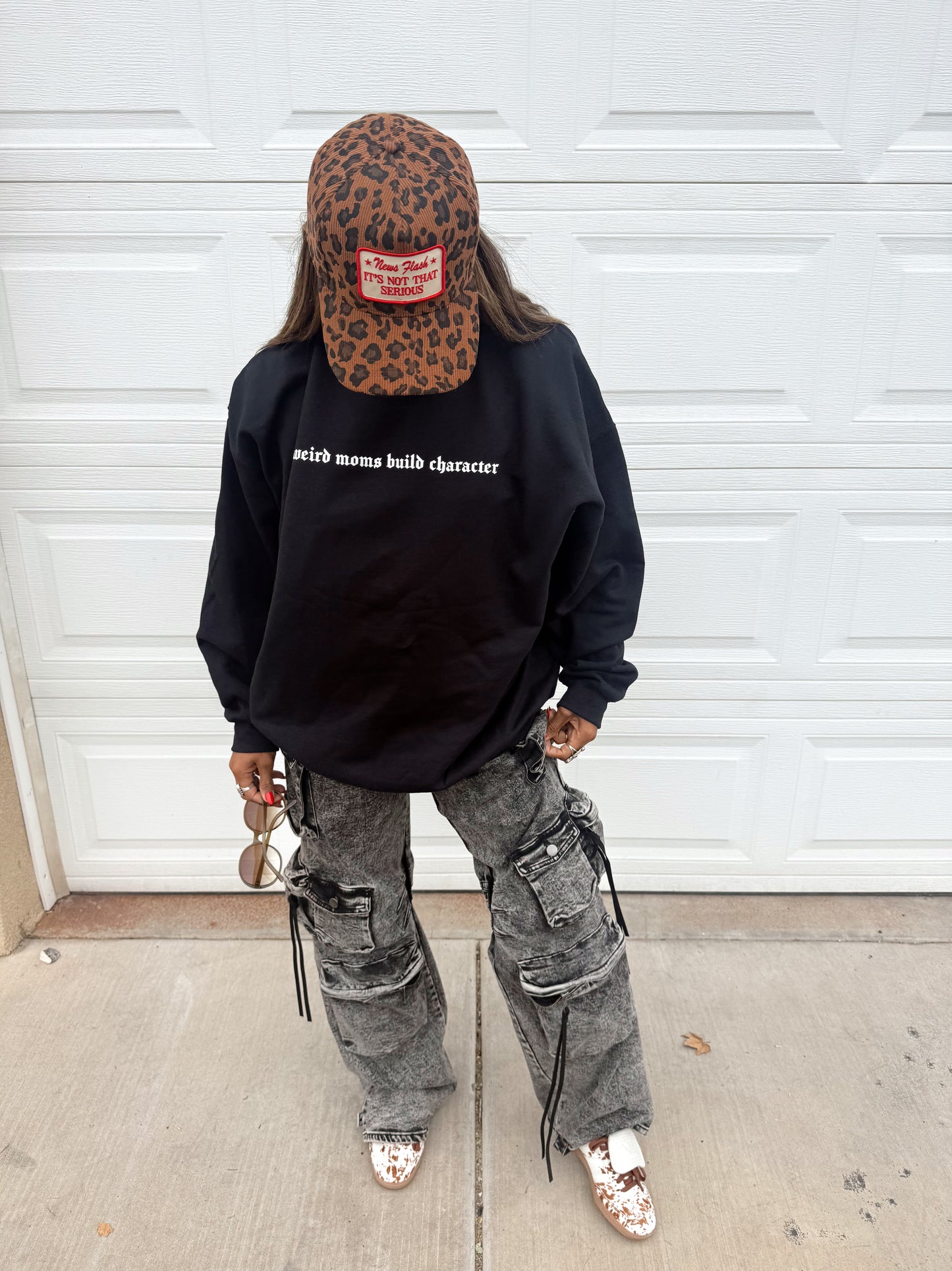 Weird Moms Crewneck Pullover