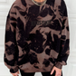 Jesus tie-dye Crewneck gray