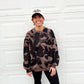 Jesus tie-dye Crewneck gray