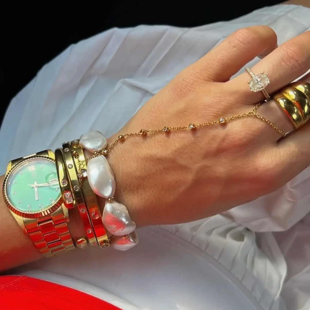 Diamond Hand Chain