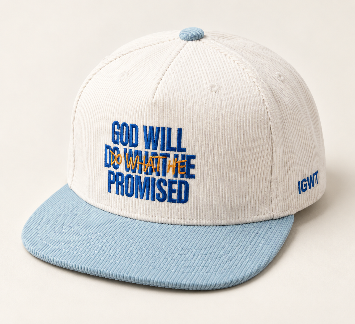 ‘His Promises’ Corduroy Hat