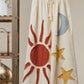 Sun Moon Star Patch Wide Pants
