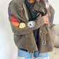 Smile Patchwork Jacket • OLIVE