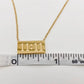 “11:11” Charm Pendant Stainless Steel Necklace • GOLD
