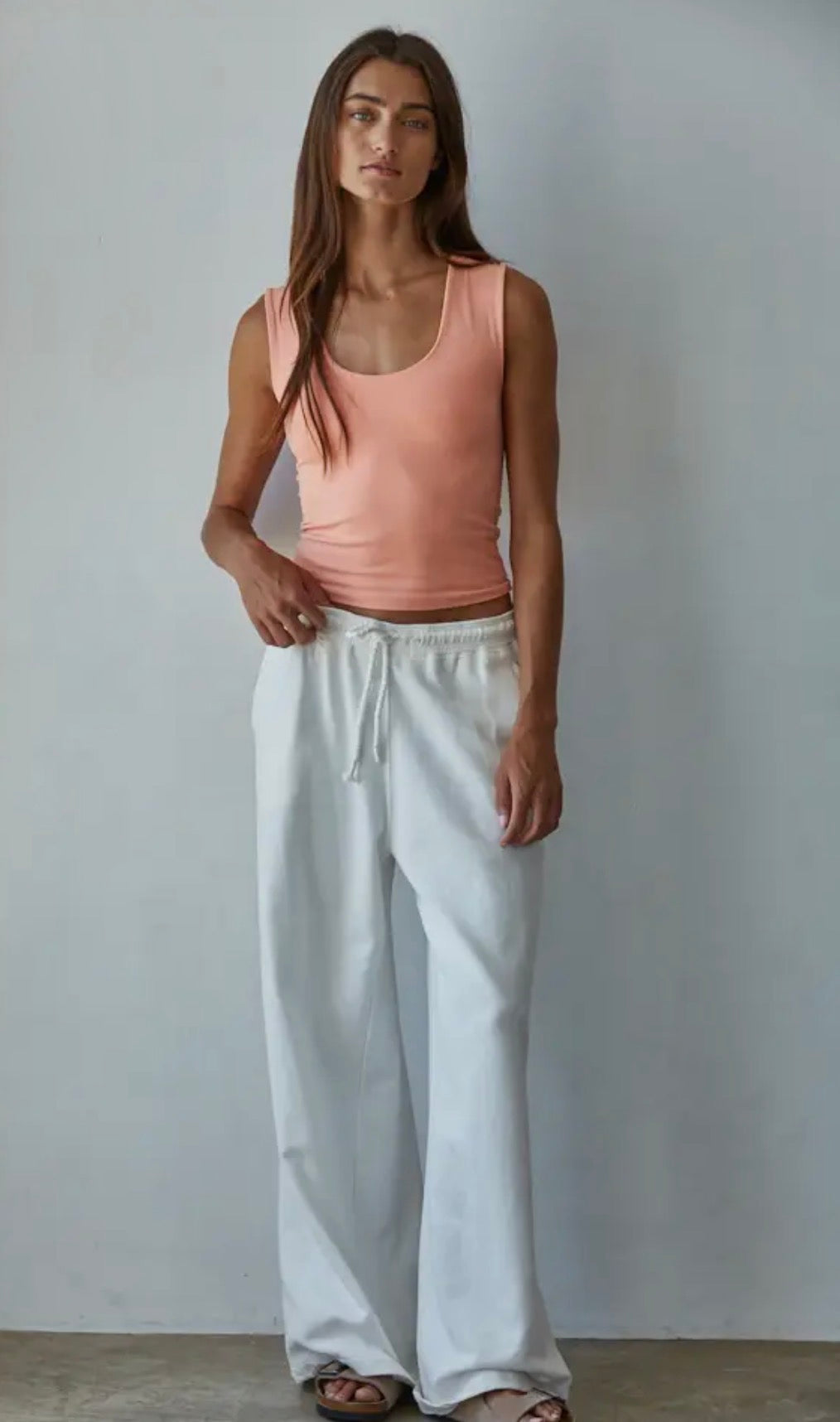 PREORDER • Double Layered Seamless Top || Peachy Pink