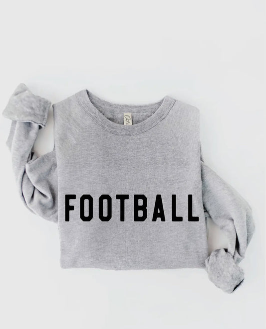 Football Graphic Sweatshirt • Althletic Heather