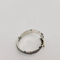 Silver Plated Feather Gold Dragonfly Adjustable Ring