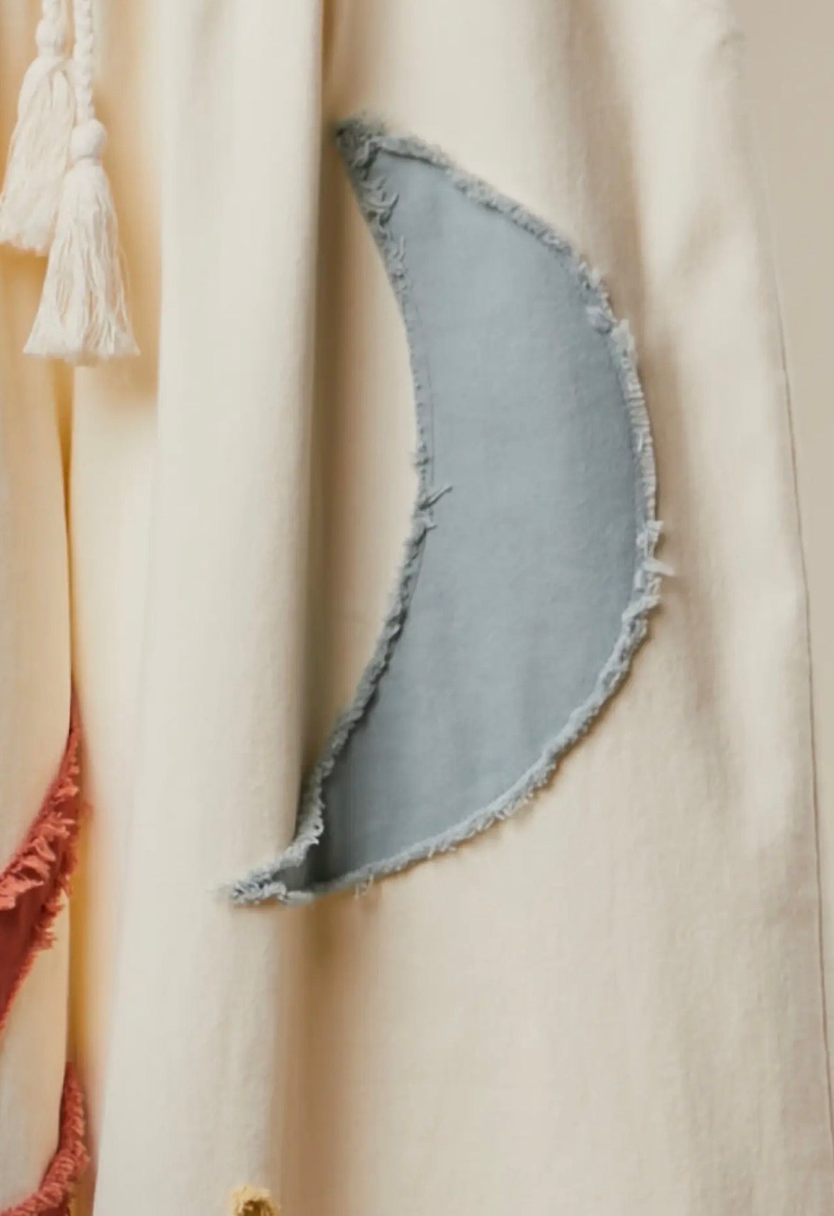 Sun Moon Star Patch Wide Pants