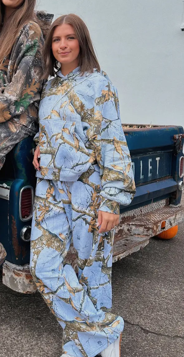 Camo Sweatpants • Blue