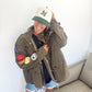Smile Patchwork Jacket • OLIVE