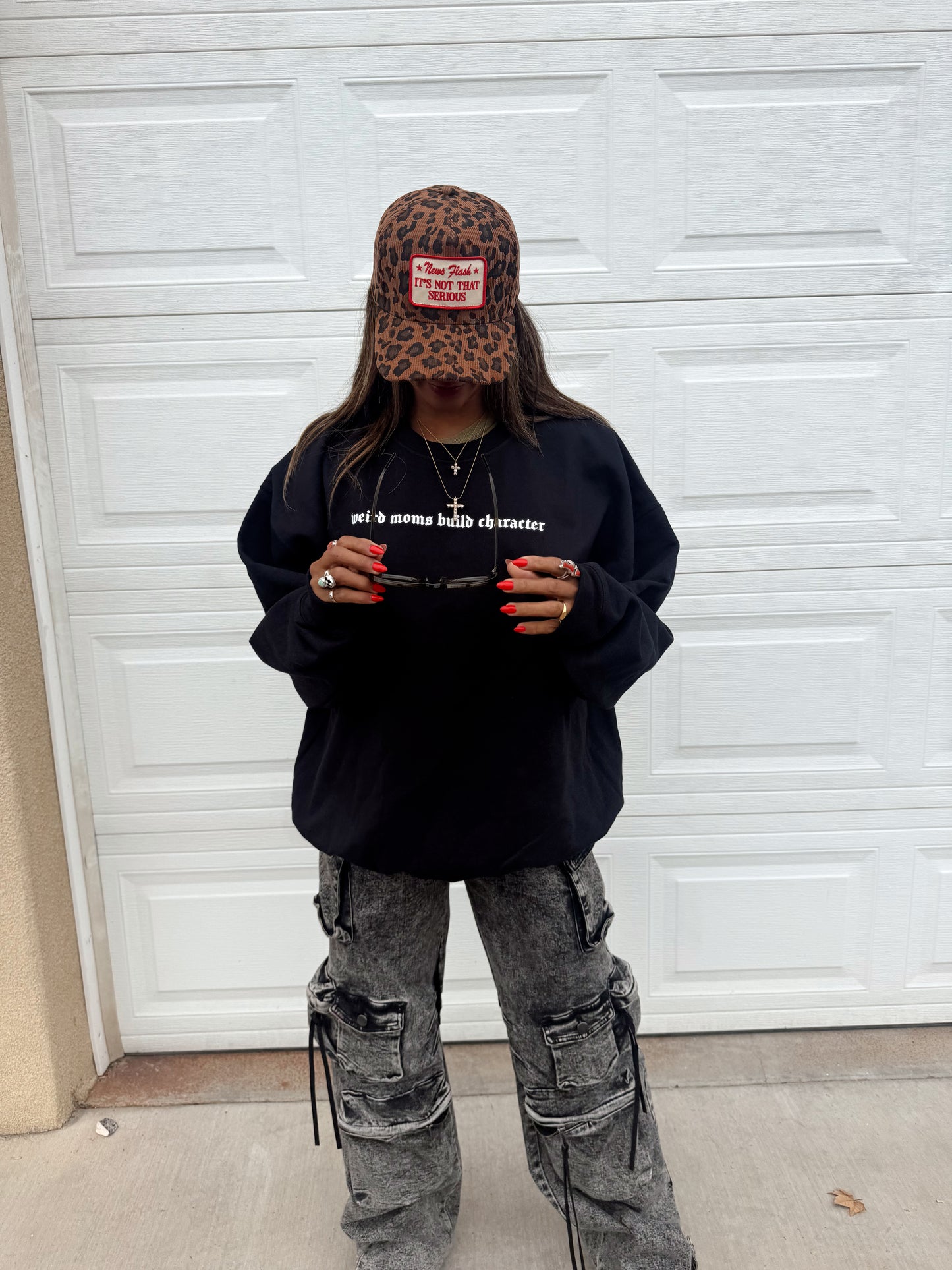 Weird Moms Crewneck Pullover