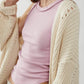 Ribbed Sleeveless Tank • Light Pink